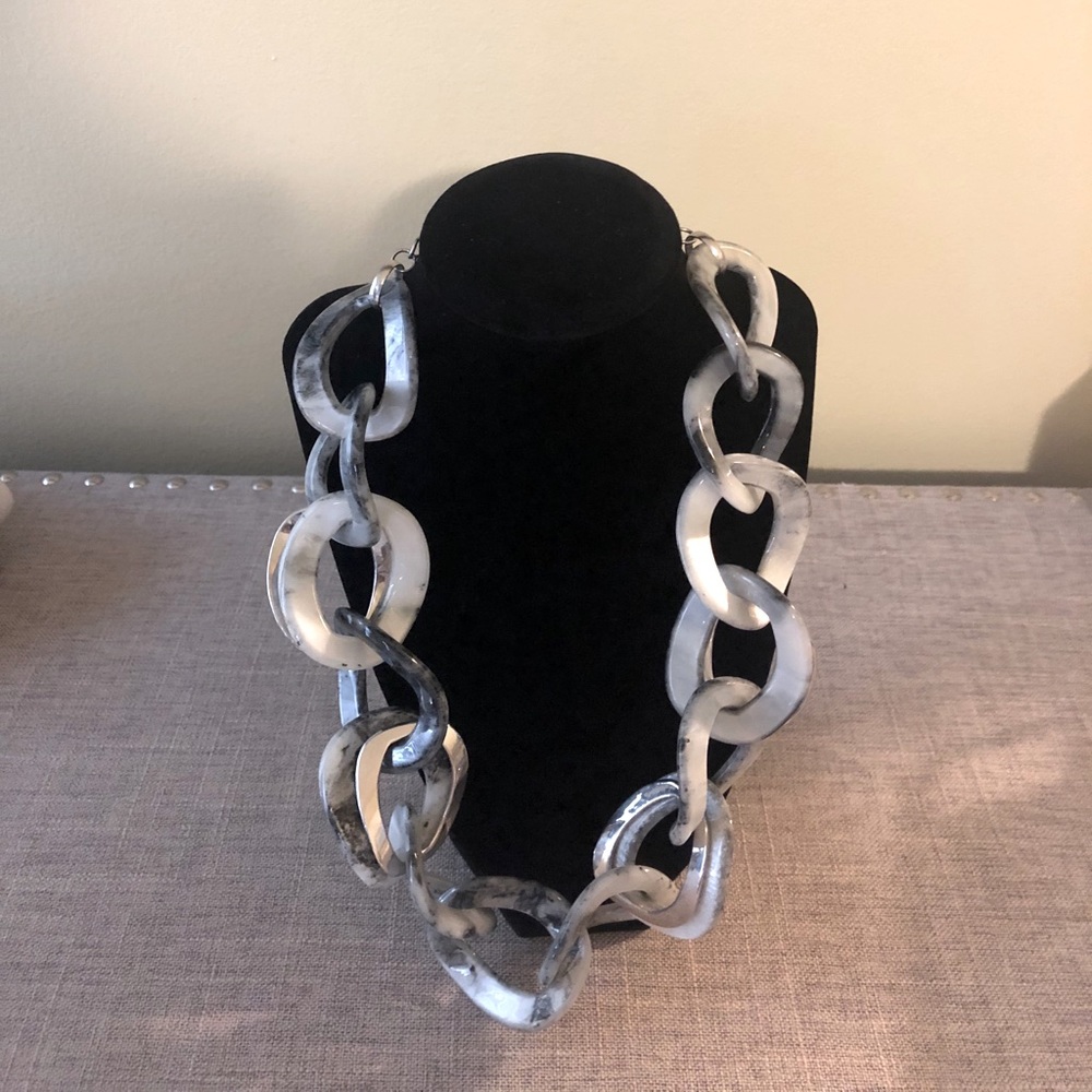 Classic yet edgy couture statement necklace!